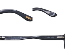 Load image into Gallery viewer, TOM FORD トムフォード サングラス メガネフレーム ブラック プラスチック 51□21-145 TF-5252-001 シルバー金具 美品 中古 4c069059