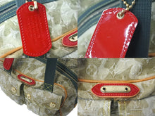 画像をギャラリービューアに読み込む, LOUIS VUITTON ルイヴィトン 08AW モノグラモフラージュ デニム ジャスミン ハンドバッグ M95772 カーキ 村上隆 廃盤 美品 中古 4c069082
