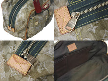 画像をギャラリービューアに読み込む, LOUIS VUITTON ルイヴィトン 08AW モノグラモフラージュ デニム ジャスミン ハンドバッグ M95772 カーキ 村上隆 廃盤 美品 中古 4c069082