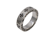 画像をギャラリービューアに読み込む, CHROME HEARTS クロムハーツ 6mm スペーサーフォーエバーリング 指輪 サイズ17号 重量11.4g シルバー .925 2003 刻印 美品 中古 4c069086