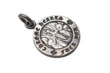 画像をギャラリービューアに読み込む, CHROME HEARTS クロムハーツ エンジェル メダル チャーム V1 ペンダントトップ シルバー 6g シルバー925 シルバー金具 美品 中古 4c069092