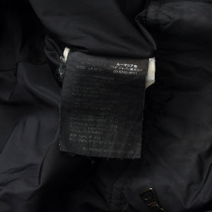 PRADA SPORT プラダスポーツ アーカイブ中綿ナイロンコート SGV294 リネアロッサ 46サイズ ブラック アウター ブロンズ金具 美品 中古 4a006910
