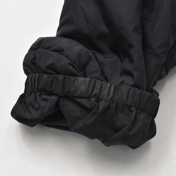 PRADA SPORT プラダスポーツ アーカイブ中綿ナイロンコート SGV294 リネアロッサ 46サイズ ブラック アウター ブロンズ金具 美品 中古 4a006910