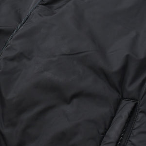 PRADA SPORT プラダスポーツ アーカイブ中綿ナイロンコート SGV294 リネアロッサ 46サイズ ブラック アウター ブロンズ金具 美品 中古 4a006910