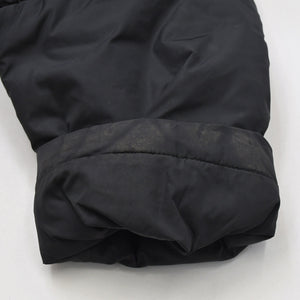 PRADA SPORT プラダスポーツ アーカイブ中綿ナイロンコート SGV294 リネアロッサ 46サイズ ブラック アウター ブロンズ金具 美品 中古 4a006910