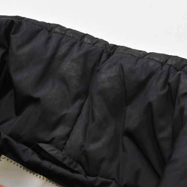 PRADA SPORT プラダスポーツ アーカイブ中綿ナイロンコート SGV294 リネアロッサ 46サイズ ブラック アウター ブロンズ金具 美品 中古 4a006910