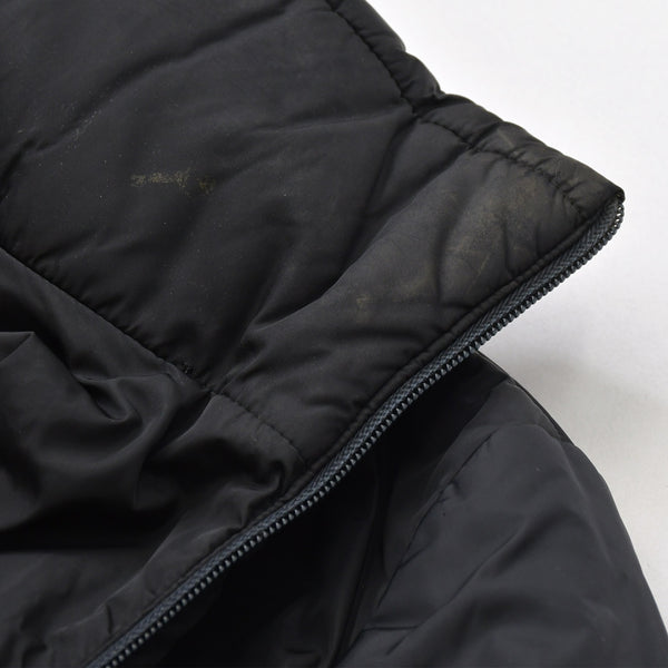 PRADA SPORT プラダスポーツ アーカイブ中綿ナイロンコート SGV294 リネアロッサ 46サイズ ブラック アウター ブロンズ金具 美品 中古 4a006910