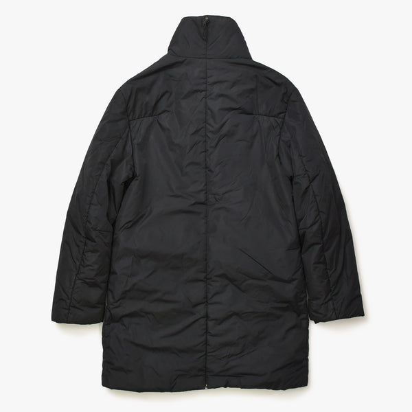 PRADA SPORT プラダスポーツ アーカイブ中綿ナイロンコート SGV294 リネアロッサ 46サイズ ブラック アウター ブロンズ金具 美品 中古 4a006910