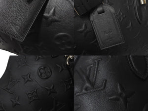 LOUIS VUITTON ルイヴィトン キーポルバンドリエール45 ボストンバッグ モノグラムレヴェラション EDUNコラボ 09AW ブラック 美品 中古 4c069112