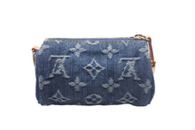 画像をギャラリービューアに読み込む, 新品同様 LOUIS VUITTON ルイヴィトン モノグラムデニム トゥルース スピーディPM ミニポーチ M95082 ブルー 中古 4c069118