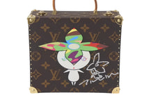 Load image into Gallery viewer, 世界200個限定 極美品 LOUIS VUITTON ルイヴィトン×村上隆 ミニトランク M92475 ジュエリーボックス フラワーバッドマン モノグラム 中古 4c069120