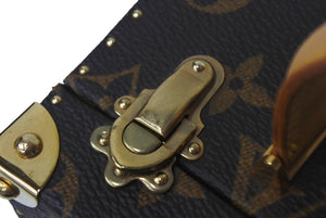 世界200個限定 極美品 LOUIS VUITTON ルイヴィトン×村上隆 ミニトランク M92475 ジュエリーボックス フラワーバッドマン モノグラム 中古 4a000096