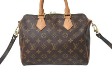 画像をギャラリービューアに読み込む, LOUIS VUITTON ルイヴィトン スピーディ バンドリエール25 ハンドバッグ M41113 モノグラム ブラウン 美品 中古 4c069148