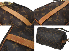 画像をギャラリービューアに読み込む, LOUIS VUITTON ルイヴィトン スピーディ バンドリエール25 ハンドバッグ M41113 モノグラム ブラウン 美品 中古 4c069148