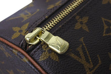 画像をギャラリービューアに読み込む, 極美品 LOUIS VUITTON ルイヴィトン パピヨンGM ハンドバッグ M51365 30cm ポーチ 筒型 モノグラム ブラウン ヴィンテージ 初期 中古 4c069153
