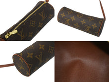 画像をギャラリービューアに読み込む, 極美品 LOUIS VUITTON ルイヴィトン パピヨンGM ハンドバッグ M51365 30cm ポーチ 筒型 モノグラム ブラウン ヴィンテージ 初期 中古 4c069153