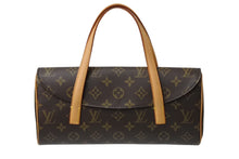 画像をギャラリービューアに読み込む, 極美品 LOUIS VUITTON ルイヴィトン モノグラム ソナチネ ハンドバッグ M51902 ロゴ ブラウン 中古 4c069167