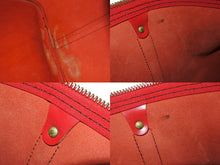 画像をギャラリービューアに読み込む, LOUIS VUITTON ルイヴィトン キーポル50 ボストンバッグ M42967 カスティリアンレッド エピレザー 美品 中古 4c069171