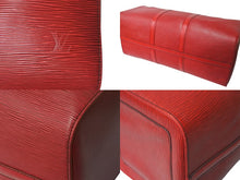 画像をギャラリービューアに読み込む, LOUIS VUITTON ルイヴィトン キーポル50 ボストンバッグ M42967 カスティリアンレッド エピレザー 美品 中古 4c069171