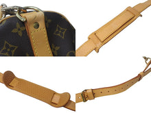 画像をギャラリービューアに読み込む, LOUIS VUITTON ルイ ヴィトン キーポルバンドリエール 60 ボストンバッグ M41412 モノグラム ブラウン PVC ヌメ革 レザー 美品 中古 4c069182