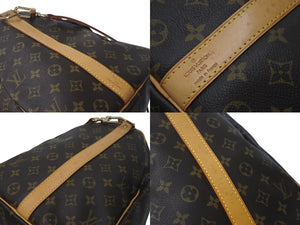 LOUIS VUITTON ルイヴィトン モノグラム キーポルバンドリエール 50 ボストンバッグ M41416 PVC ブラウン 美品 中古 4c069185