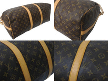 Load image into Gallery viewer, LOUIS VUITTON ルイヴィトン モノグラム キーポルバンドリエール 50 ボストンバッグ M41416 PVC ブラウン 美品 中古 4c069185