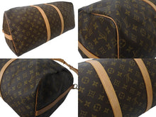 Load image into Gallery viewer, LOUIS VUITTON ルイヴィトン キーポルバンドリエール55 ボストンバッグ M41414 モノグラム PVC レザー ブラウン 美品 中古 4c069199