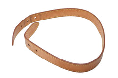 Louis vuitton baggy strap short yellow stitch tanned leather beige 70cm used 4c069241