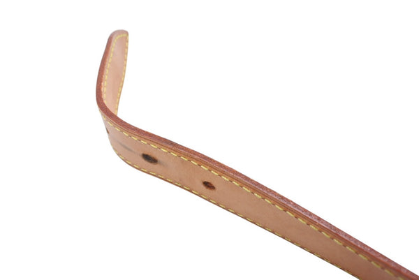 Louis vuitton baggy strap short yellow stitch tanned leather beige 70cm used 4c069241