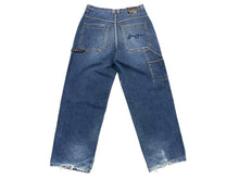 Load image into Gallery viewer, Sean John ショーンジョン ペインターデニムパンツ サイズ34 コットン ブルー 刺繍 ヴィンテージ 良品 中古 4c069242