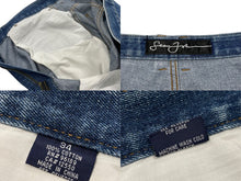 Load image into Gallery viewer, Sean John ショーンジョン ペインターデニムパンツ サイズ34 コットン ブルー 刺繍 ヴィンテージ 良品 中古 4c069242