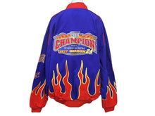 画像をギャラリービューアに読み込む, JEFF HAMILTON ジェフハミルトン レーシング ジャケット サイズL ファイヤーパターン NASCAR 刺繍 ヴィンテージ 美品 中古 4c069244