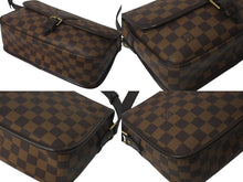 Load image into Gallery viewer, Louis Vuitton ルイヴィトン ソミュール ショルダーバッグ ブラウン ダミエ エベヌ09 中古 SL0073美品 4C069254