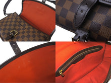 Load image into Gallery viewer, Louis Vuitton ルイヴィトン ソミュール ショルダーバッグ ブラウン ダミエ エベヌ09 中古 SL0073美品 4C069254