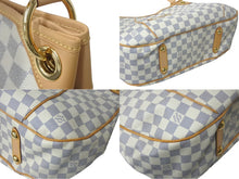 Load image into Gallery viewer, 新品同様 LOUIS VUITTON ルイヴィトン ガリエラPM ダミエ アズール ハンドバッグ ホワイト N55215 PVC 中古 4c069257