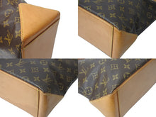 画像をギャラリービューアに読み込む, LOUIS VUITTON ルイヴィトン モノグラム ハンドバッグ トートバッグ PVC ヌメ革 ブラウン ゴールド金具 美品 中古 4c069258