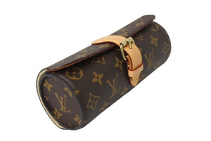 極美品 LOUIS VUITTON ルイヴィトン 時計ケース M47530 エテュイ・3 モントル モノグラム 中古 4c069625