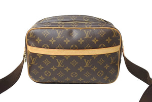 極美品 LOUIS VUITTON ルイヴィトン ショルダーバッグ リポーターPM M45254 SP2037 モノグラム ブラウン 中古 4c069273