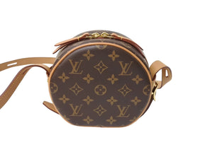 LOUIS VUITTON ルイヴィトン モノグラム ボワット シャポー スープルPM ショルダーバッグ M45578 ブラウン 美品 中古 4c069276