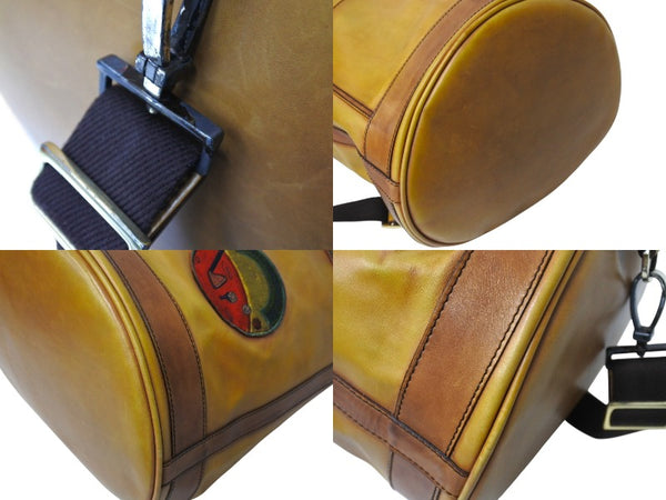 Berluti Aventura Classic Patch One Shoulder Bag Leather Brown Silver Hardware Good Condition Used 4c-069296