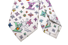 画像をギャラリービューアに読み込む, [USED/中古]LOUIS VUITTON ルイ・ヴィトン ネクタイ クラヴァット　モノグラム　シルクネクタイ　マルチカラー マルチカラー シルク M78299 Bランク 中古 4c069315