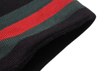 画像をギャラリービューアに読み込む, 極美品 GUCCI グッチ ニット帽 ビーニー サイズL シェリーライン ウール シルク カシミヤ ブラック 131706 中古 4c069318