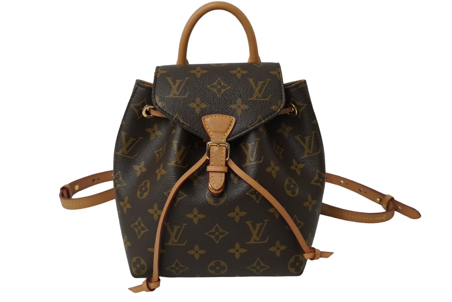 LOUIS VUITTON ルイヴィトン モンスリ NM BB リュック バックパック M45502 モノグラム ブラウン PVC 美品 中古  61935 – Casanova Vintage