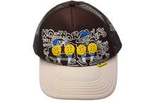 Load image into Gallery viewer, 新品同様 KAPITAL キャピタル トラックキャップ 帽子 KR2304XH29 ポリエステル ブラウン イエロー ホワイト ブルー 中古 4c069354