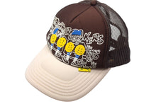 Load image into Gallery viewer, 新品同様 KAPITAL キャピタル トラックキャップ 帽子 KR2304XH29 ポリエステル ブラウン イエロー ホワイト ブルー 中古 4c069354