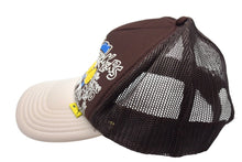 Load image into Gallery viewer, 新品同様 KAPITAL キャピタル トラックキャップ 帽子 KR2304XH29 ポリエステル ブラウン イエロー ホワイト ブルー 中古 4c069354