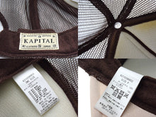 Load image into Gallery viewer, 新品同様 KAPITAL キャピタル トラックキャップ 帽子 KR2304XH29 ポリエステル ブラウン イエロー ホワイト ブルー 中古 4c069354