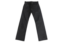 画像をギャラリービューアに読み込む, 新品未使用 Chrome hearts クロムハーツ レザーパンツ ブラック レザーパッチ シルバー925 サイズ30 中古 4c069356