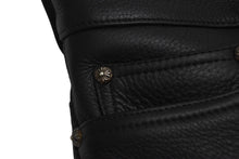 画像をギャラリービューアに読み込む, 新品未使用 Chrome hearts クロムハーツ レザーパンツ ブラック レザーパッチ シルバー925 サイズ30 中古 4c069356