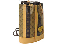 画像をギャラリービューアに読み込む, 極美品 LOUIS VUITTON×NIGO ルイヴィトン ショルダーバッグ ランドネ メッセンジャー M45968 ゴールド金具 モノグラム 中古 4a000095